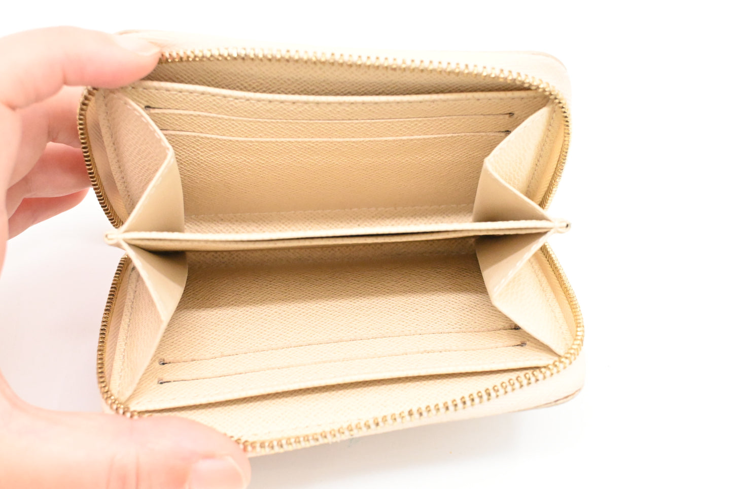 Louis Vuitton Compact Zippy Wallet in Damier Azur Canvas