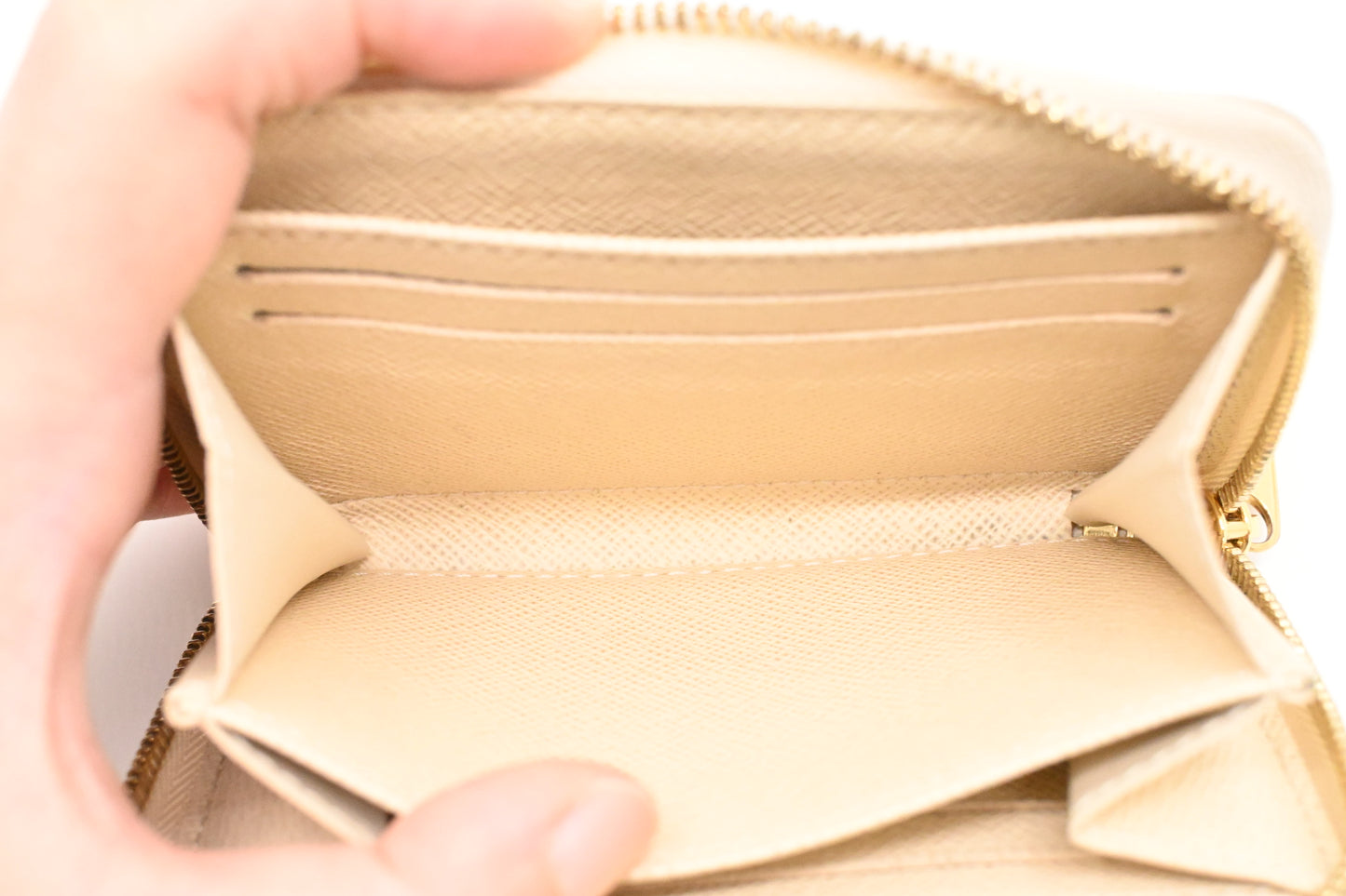 Louis Vuitton Compact Zippy Wallet in Damier Azur Canvas