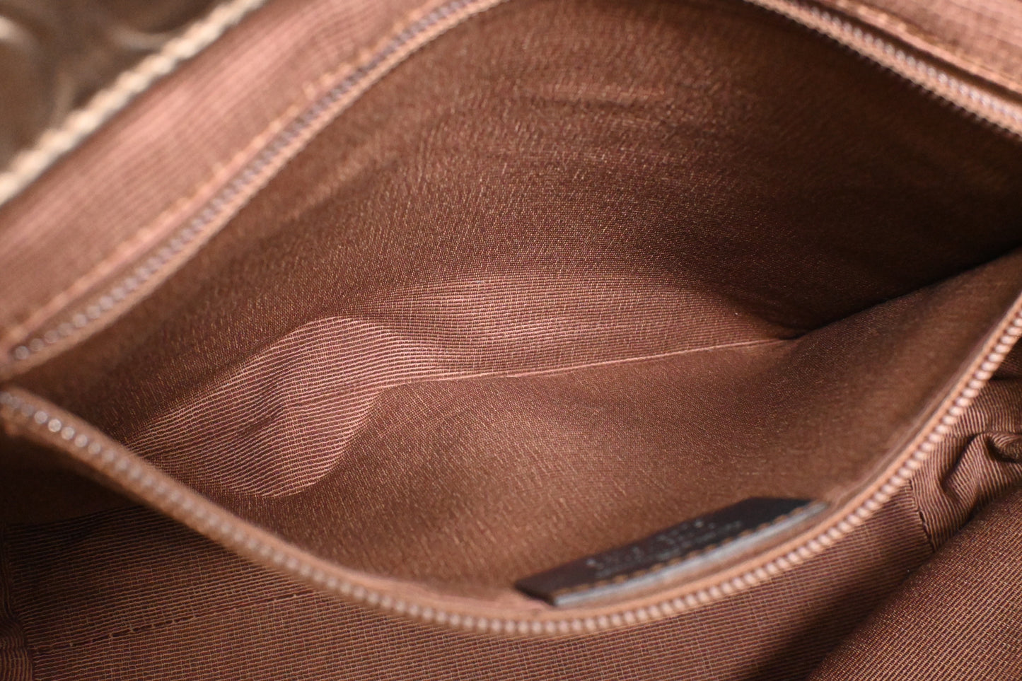 Ferragamo Tote in Gold Gancini Leather