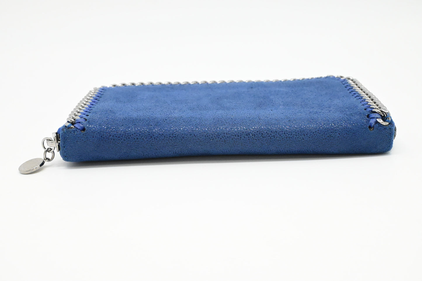 Stella McCartney Falabella Zip Continental Wallet in Blue Canvas