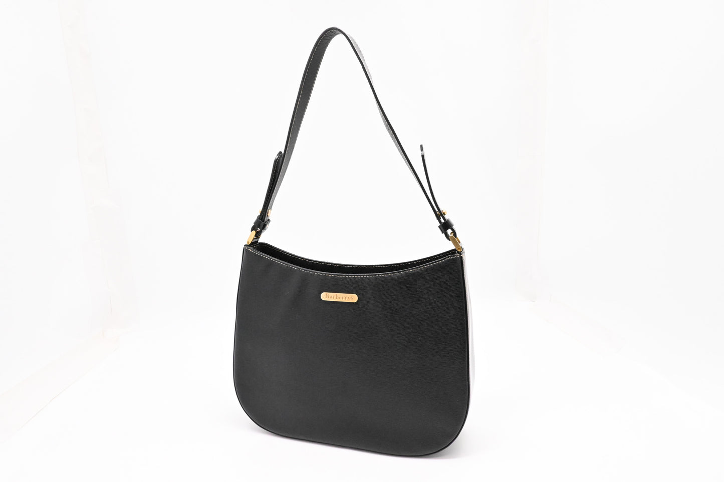 Burberry Shoulder Bag in Black Leather
