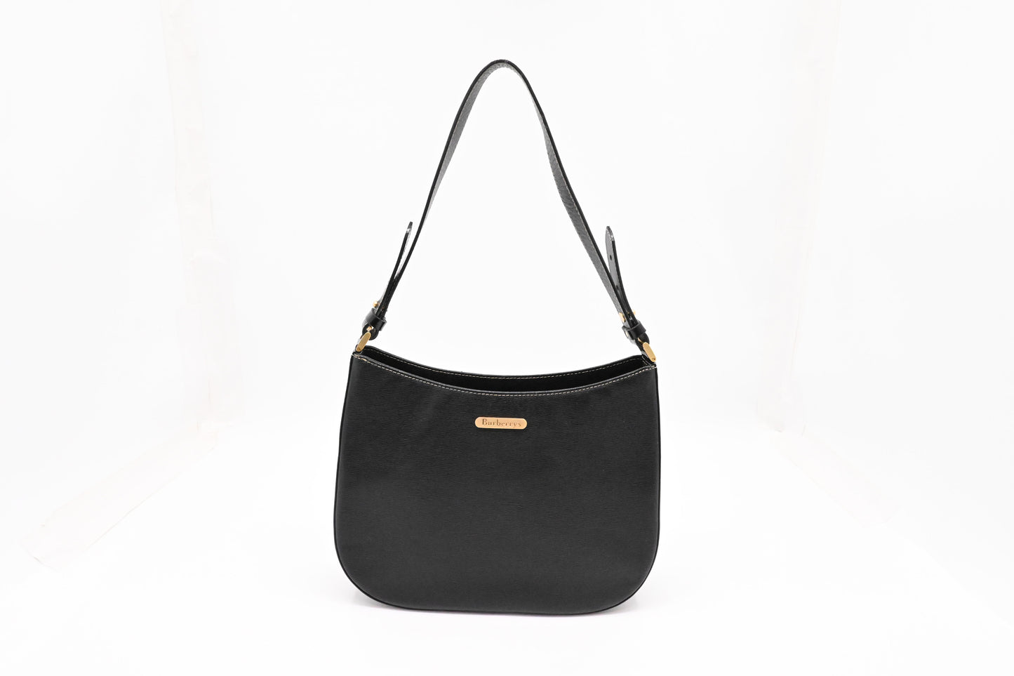 Burberry Shoulder Bag in Black Leather