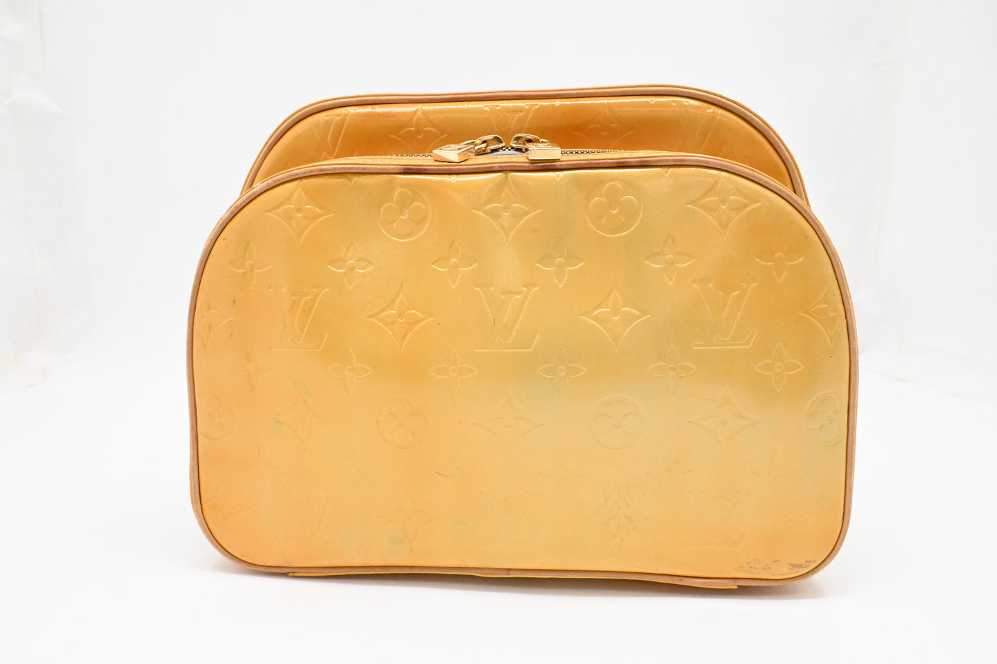 Louis Vuitton Murray Backpack in Yelow Vernis Leather