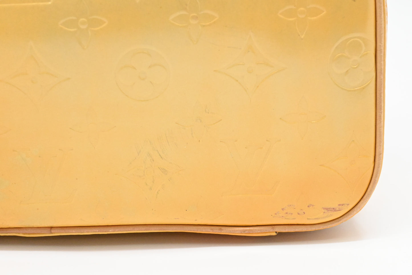Louis Vuitton Murray Backpack in Yelow Vernis Leather