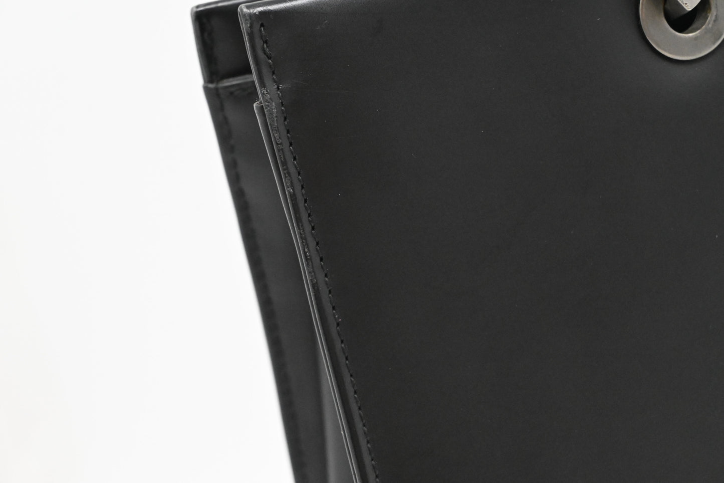 Gucci Bamboo Tote Bag in Black Leather