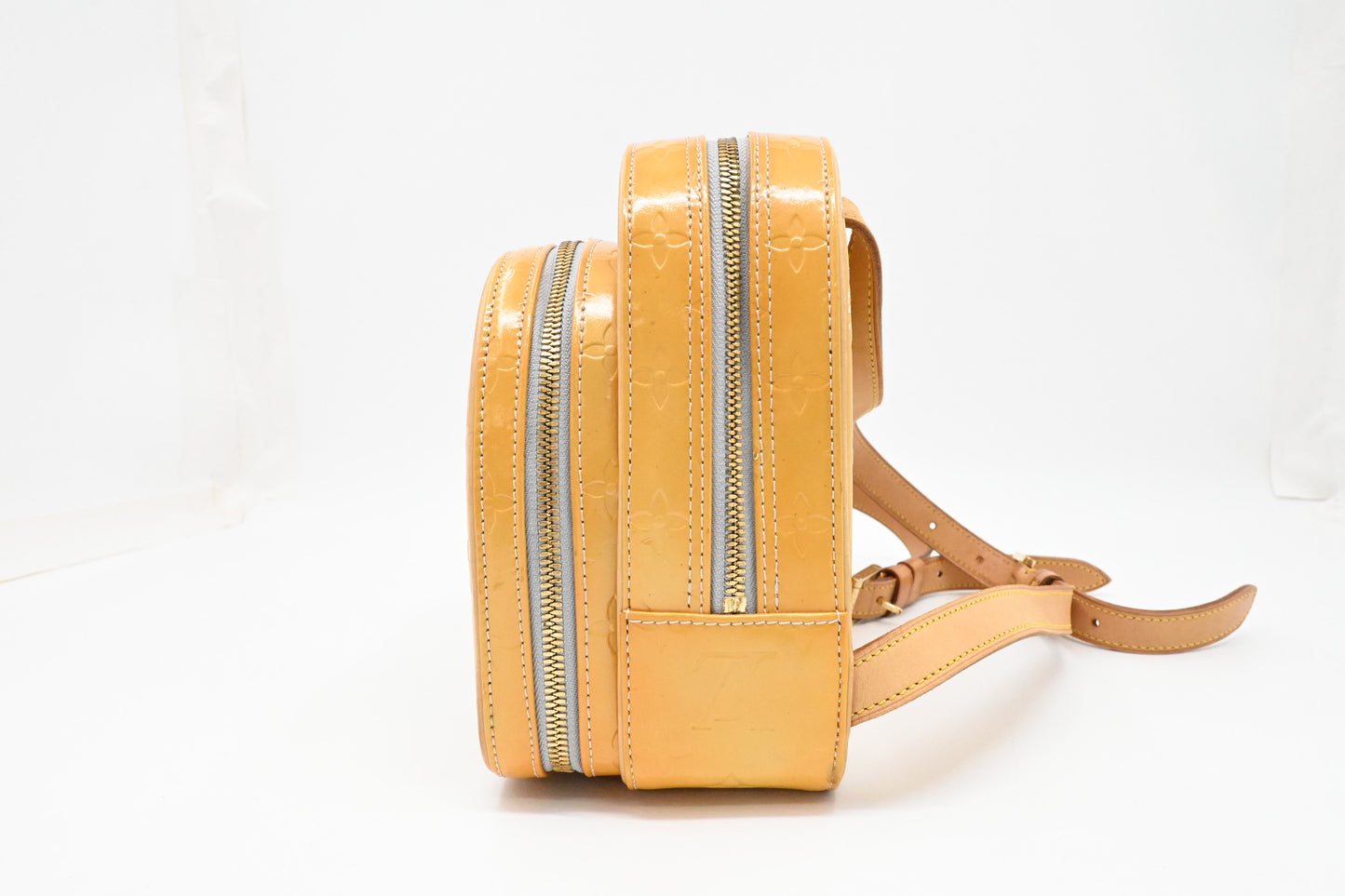 Louis Vuitton Murray Backpack in Yelow Vernis Leather