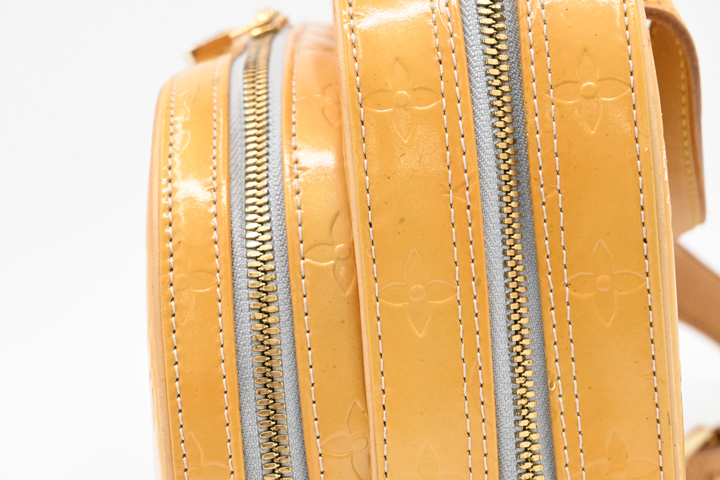 Louis Vuitton Murray Backpack in Yelow Vernis Leather