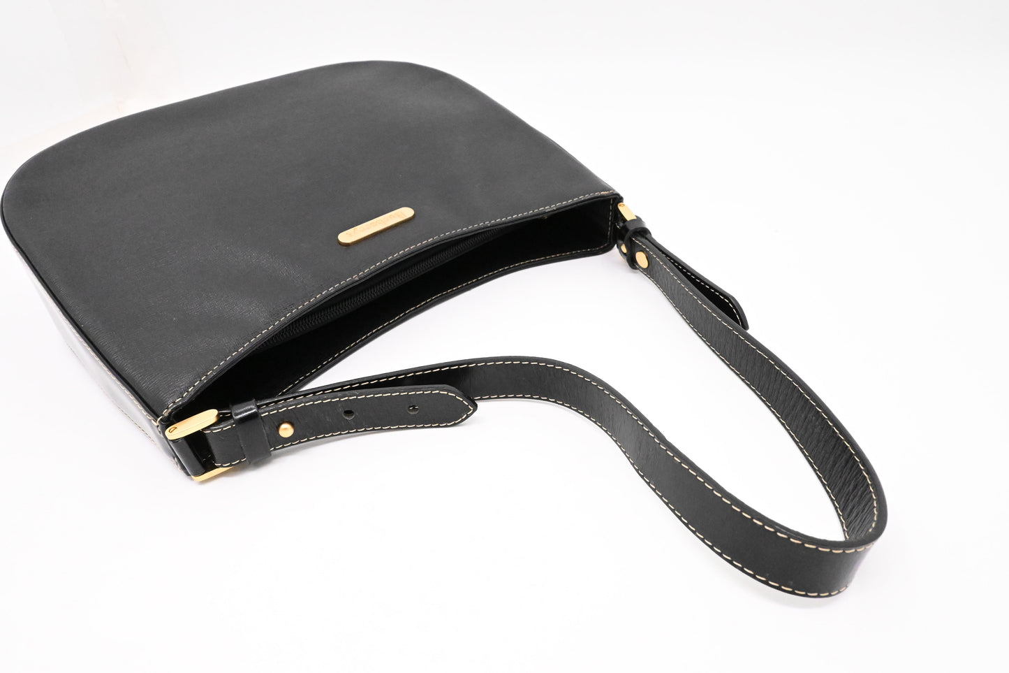 Burberry Shoulder Bag in Black Leather