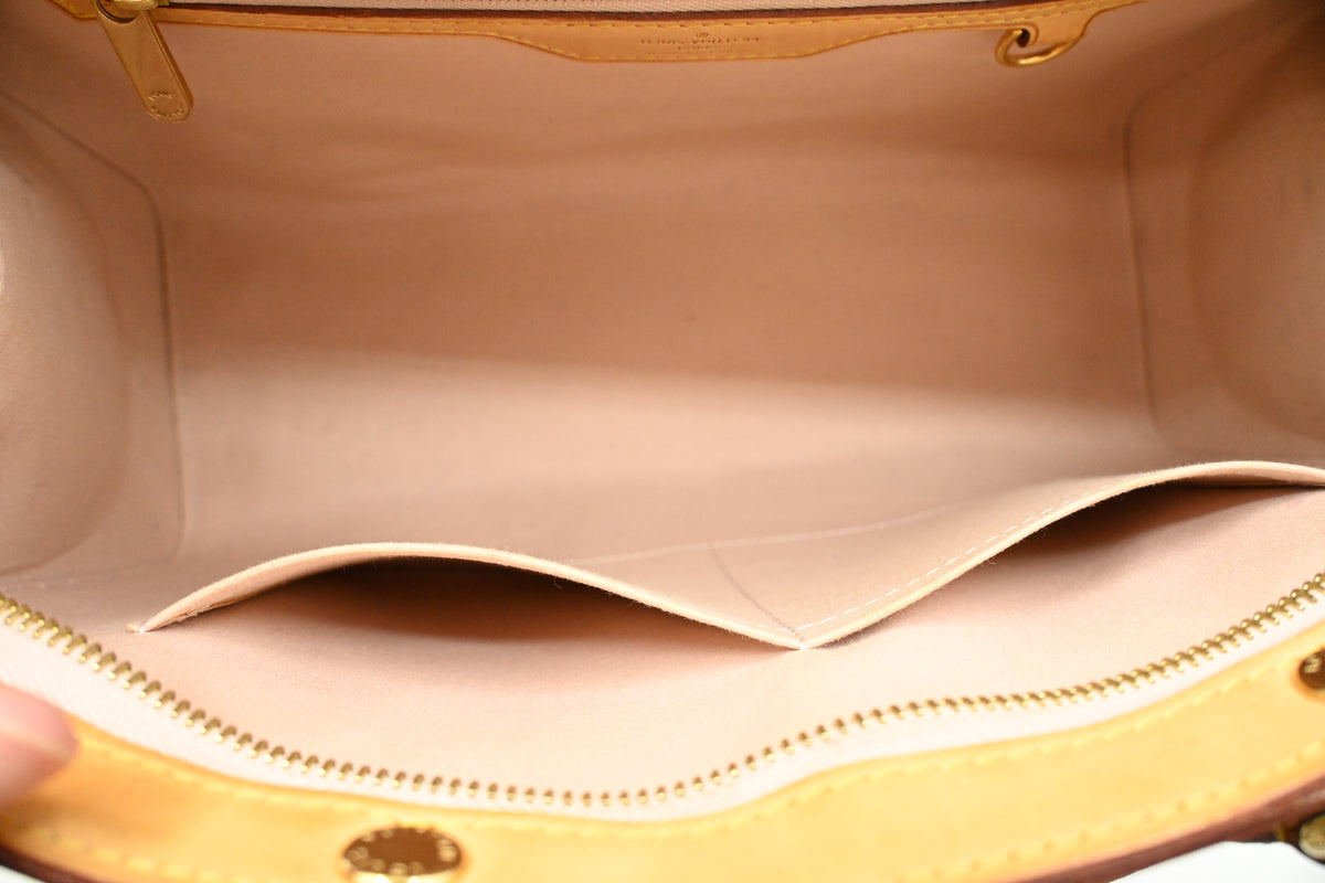 Louis Vuitton Brea MM in Yellow Vernis Leather