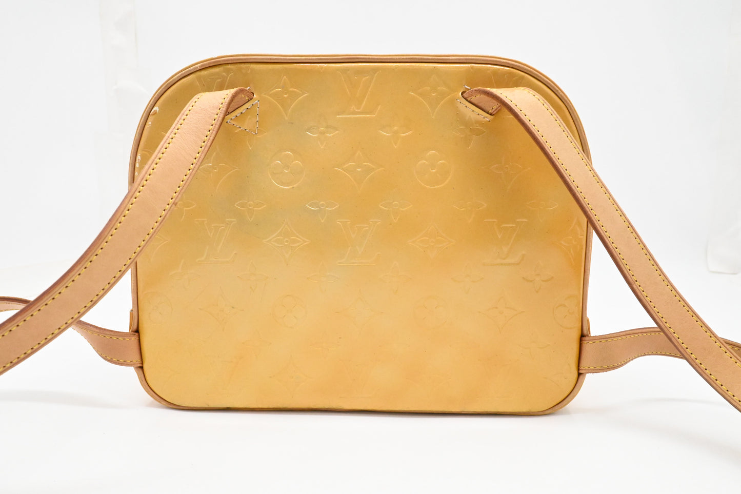 Louis Vuitton Murray Backpack in Yelow Vernis Leather