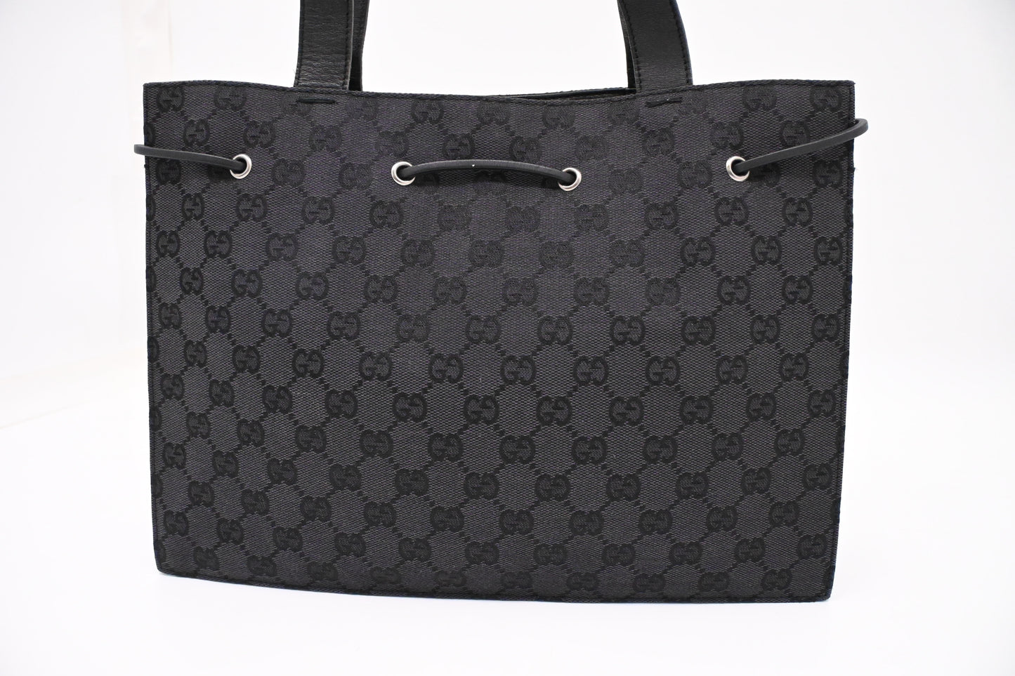 Gucci Shoulder Bag in Black GG Canvas