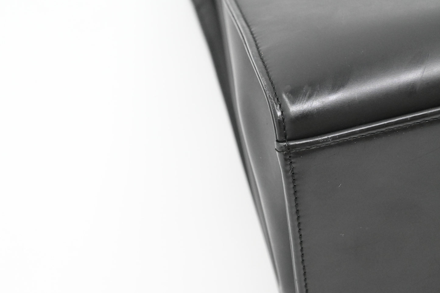 Gucci Bamboo Tote Bag in Black Leather