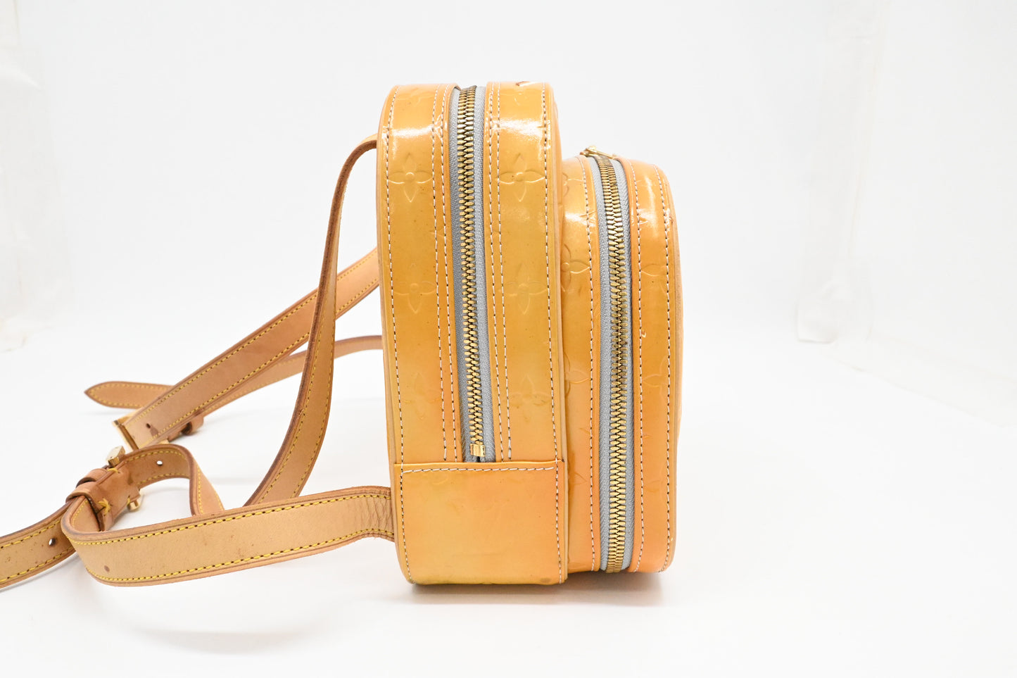 Louis Vuitton Murray Backpack in Yelow Vernis Leather