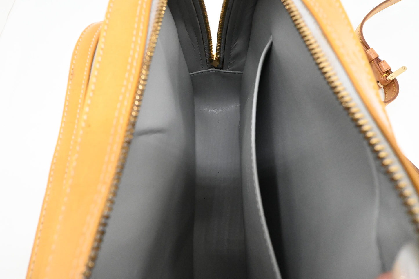 Louis Vuitton Murray Backpack in Yelow Vernis Leather