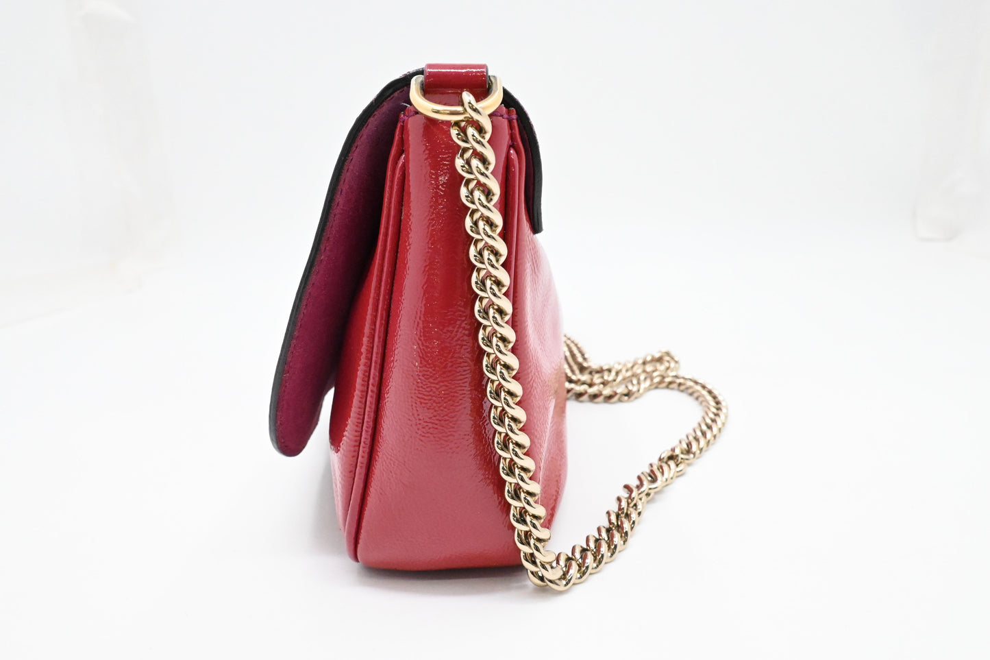Gucci Soho Crossbody in Red Pink Leather
