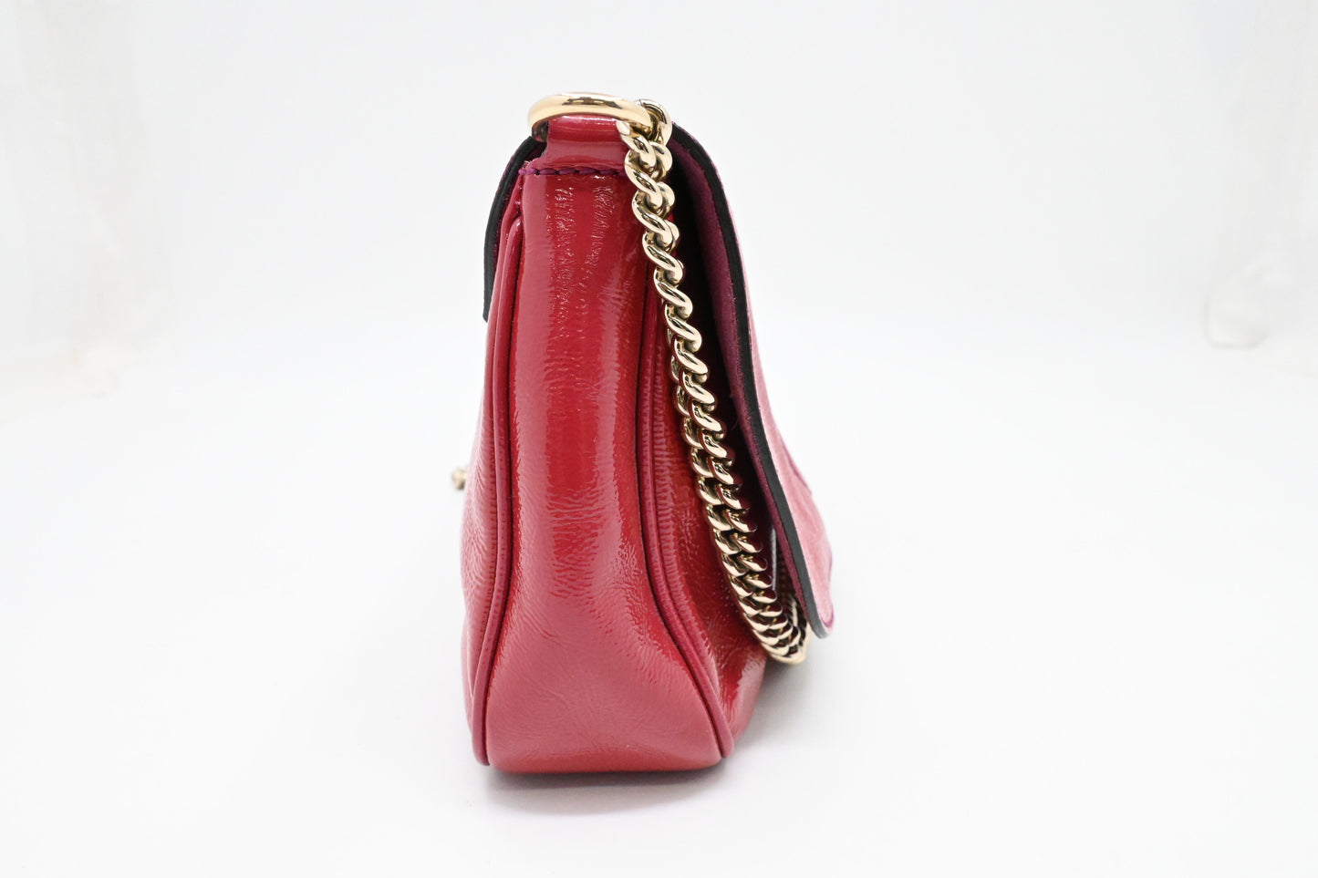 Gucci Soho Crossbody in Red Pink Leather