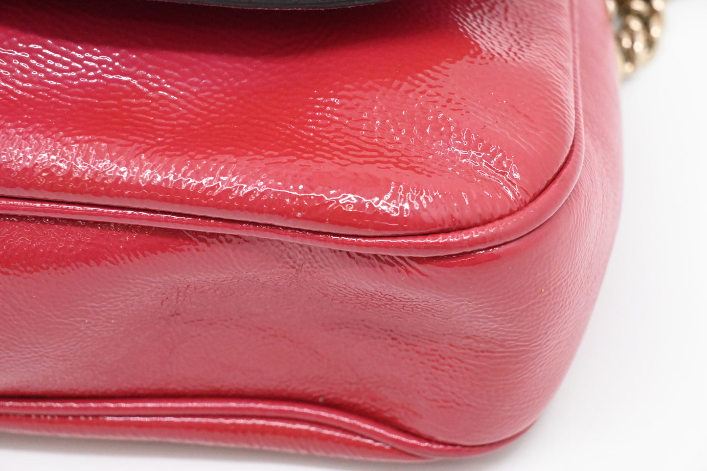 Gucci Soho Crossbody in Red Pink Leather