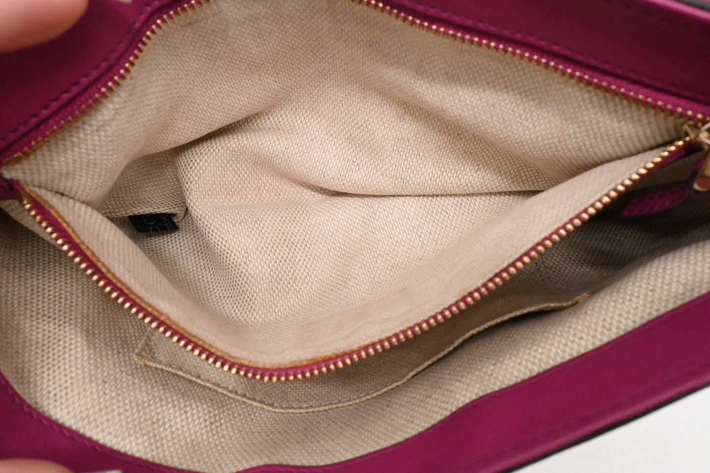 Gucci Soho Crossbody in Red Pink Leather