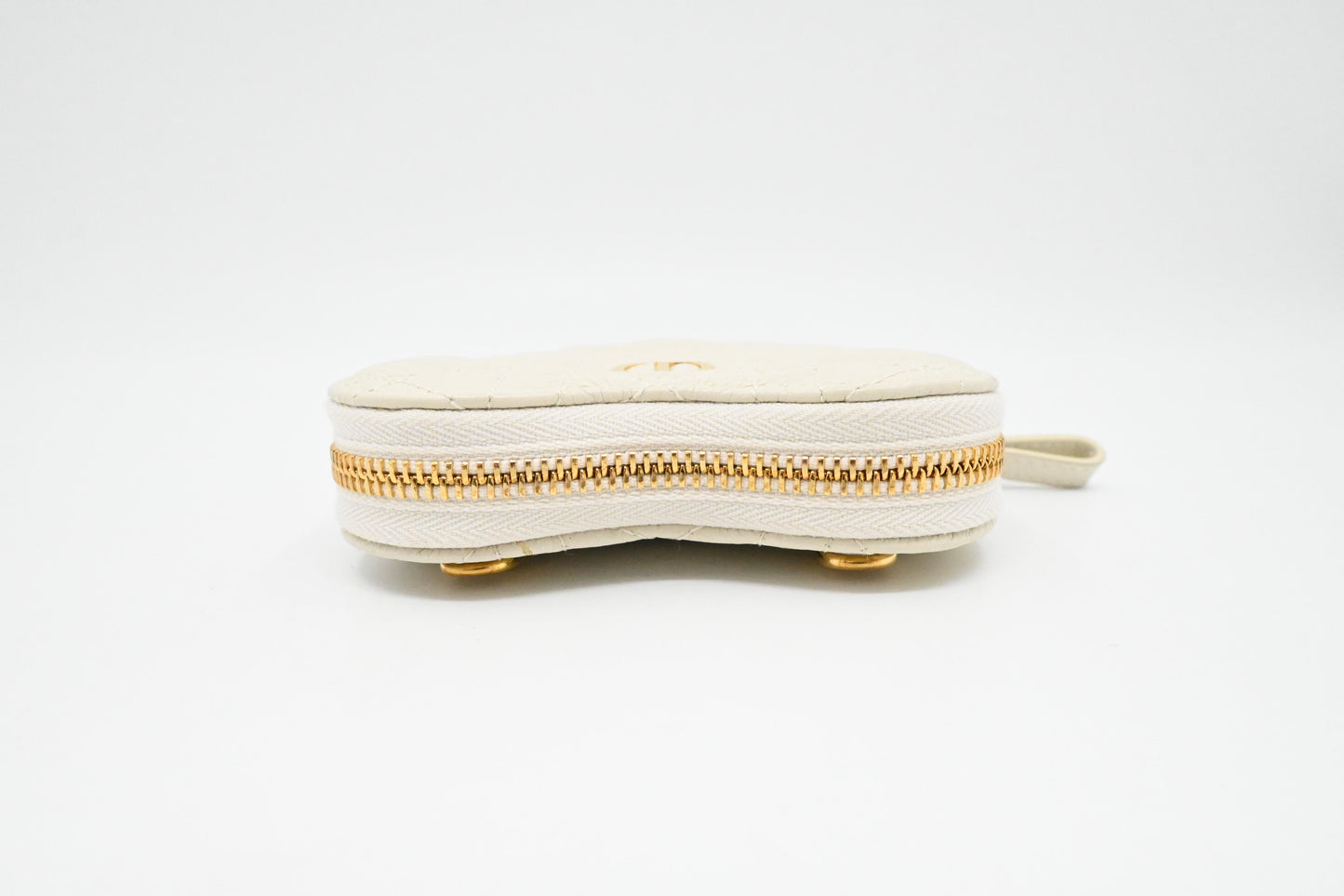 Dior Heart Mini Shoulder Case in White Heart Cannage Leather
