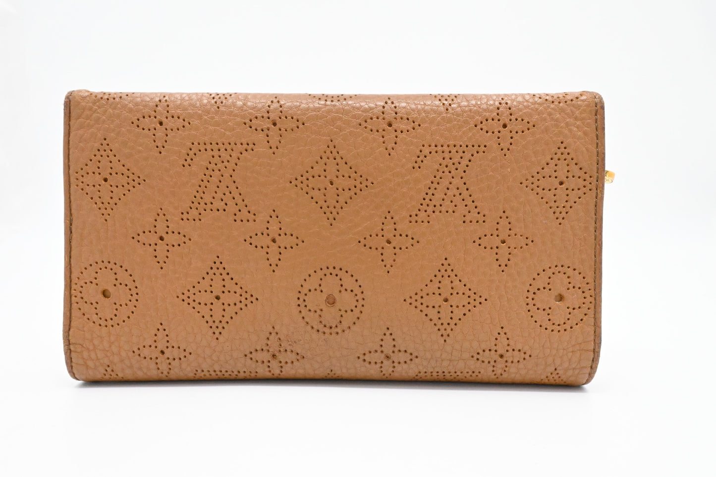 Louis Vuitton Iris Wallet in Cognac Mahina Leather