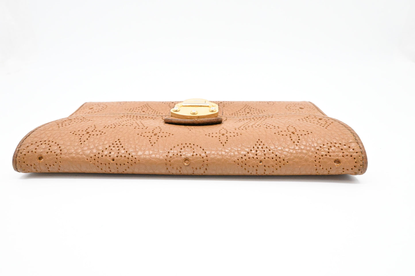 Louis Vuitton Iris Wallet in Cognac Mahina Leather