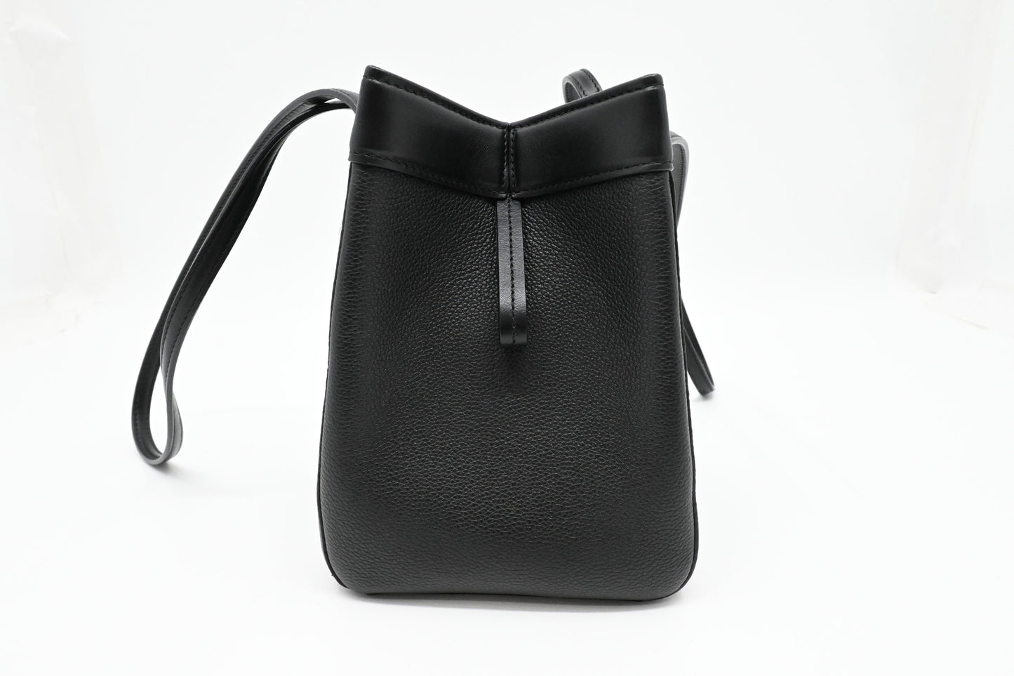 Fendi Mini Origami Shoulder Bag in Black Leather