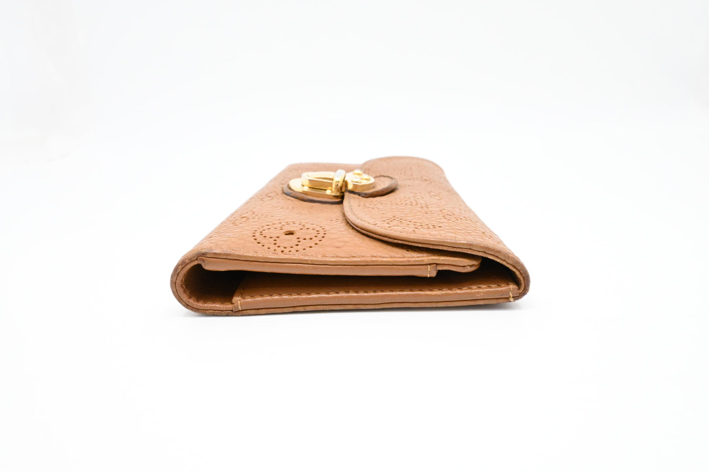 Louis Vuitton Iris Wallet in Cognac Mahina Leather