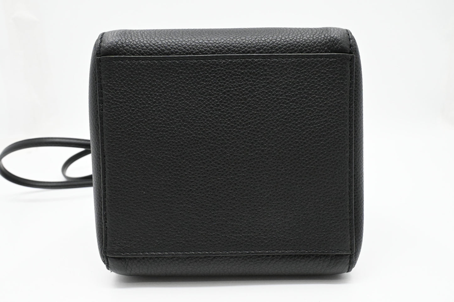 Fendi Mini Origami Shoulder Bag in Black Leather