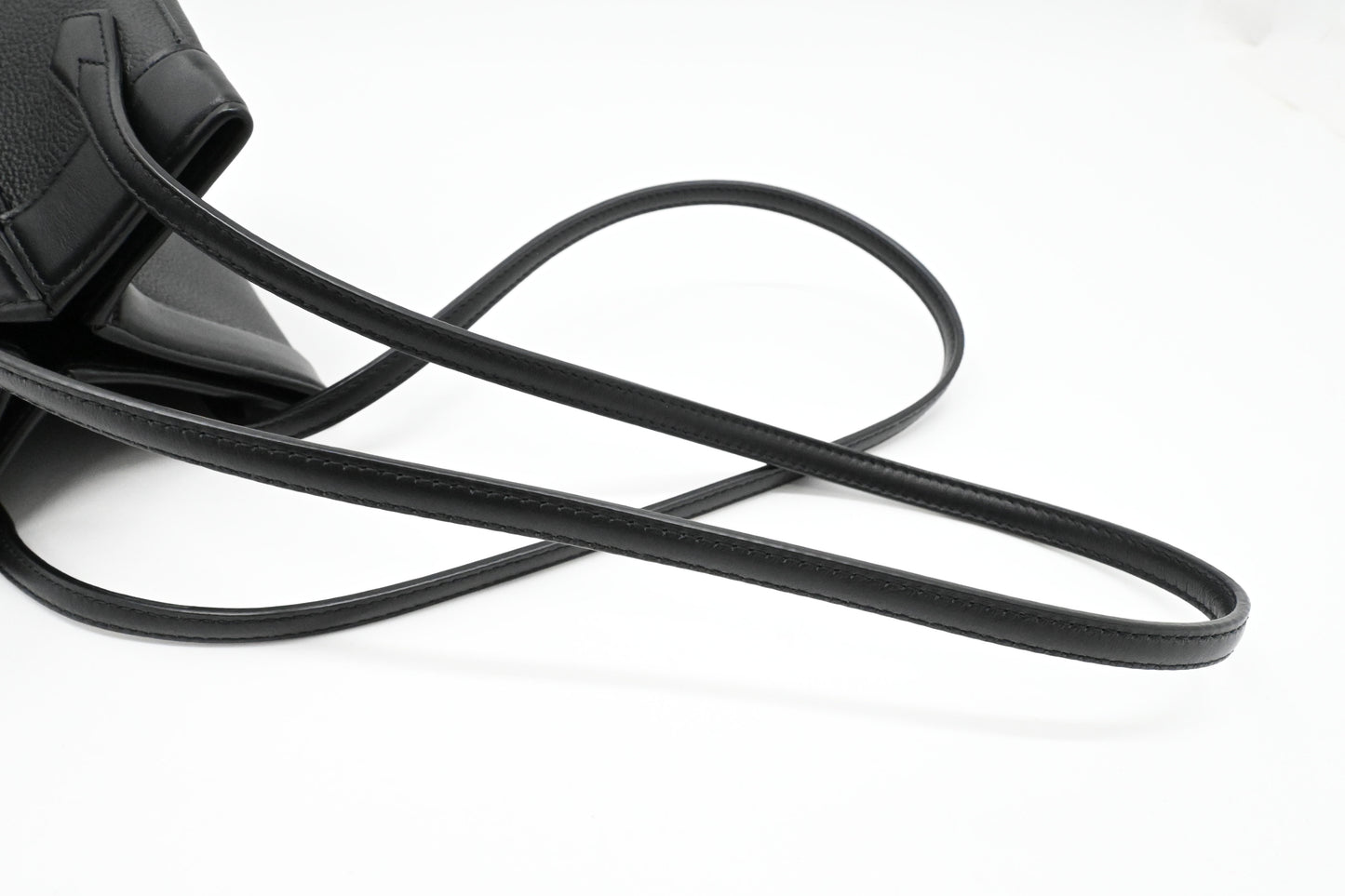 Fendi Mini Origami Shoulder Bag in Black Leather