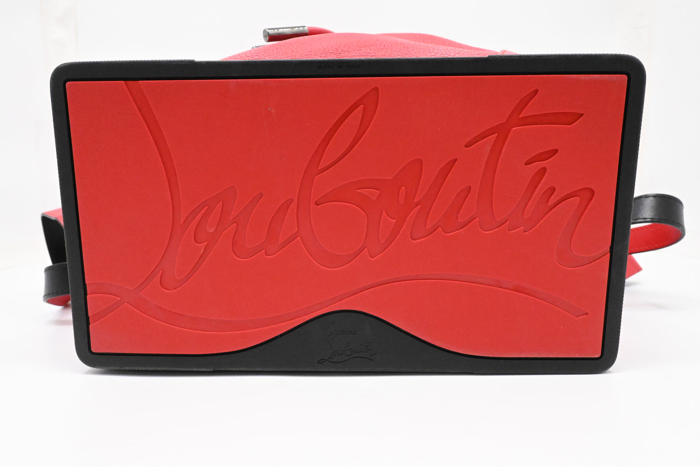 Louboutin Explorerfunk Backpack in Red Studded Leather