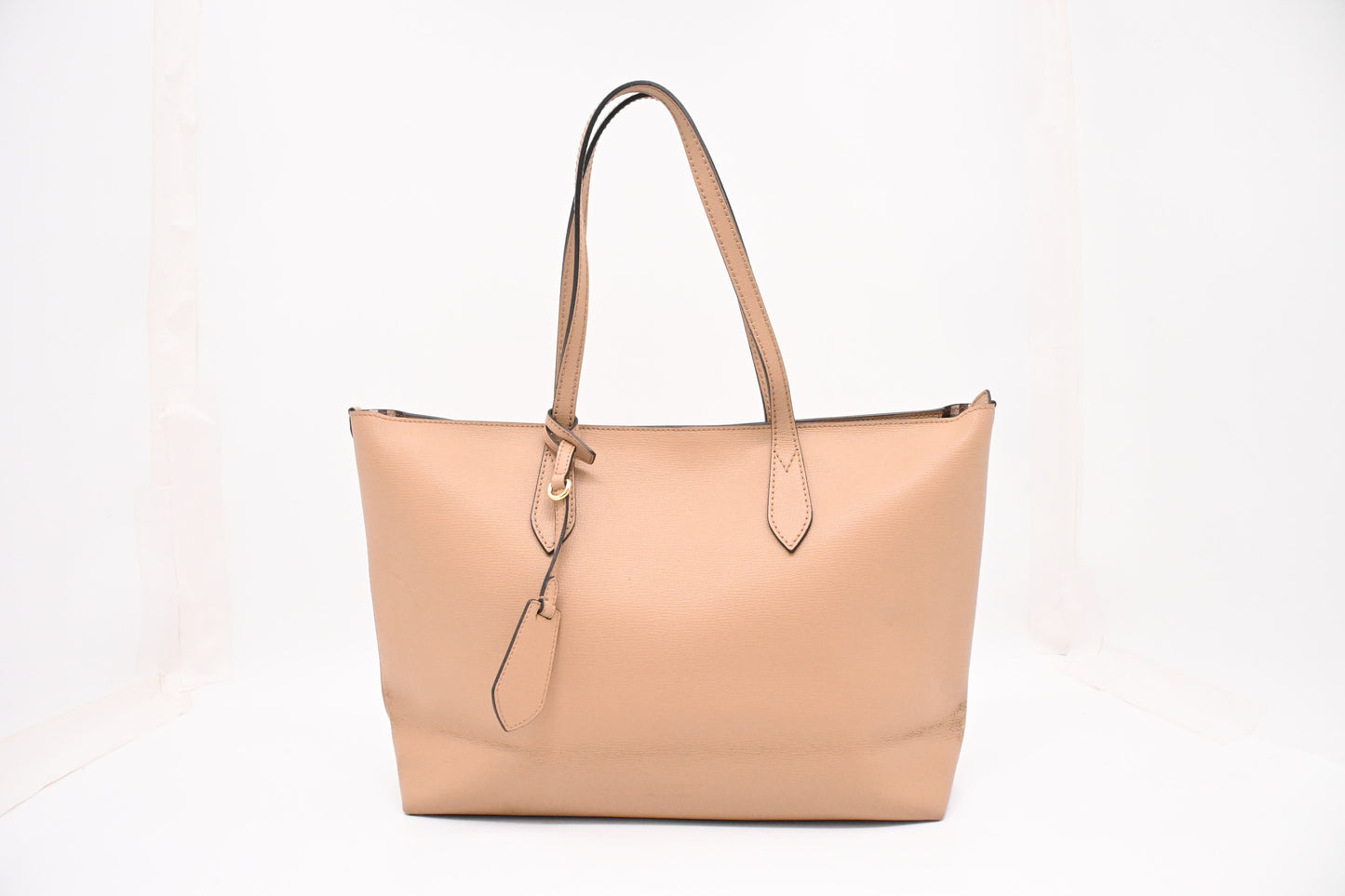 Burberry Tote in Beige Leather