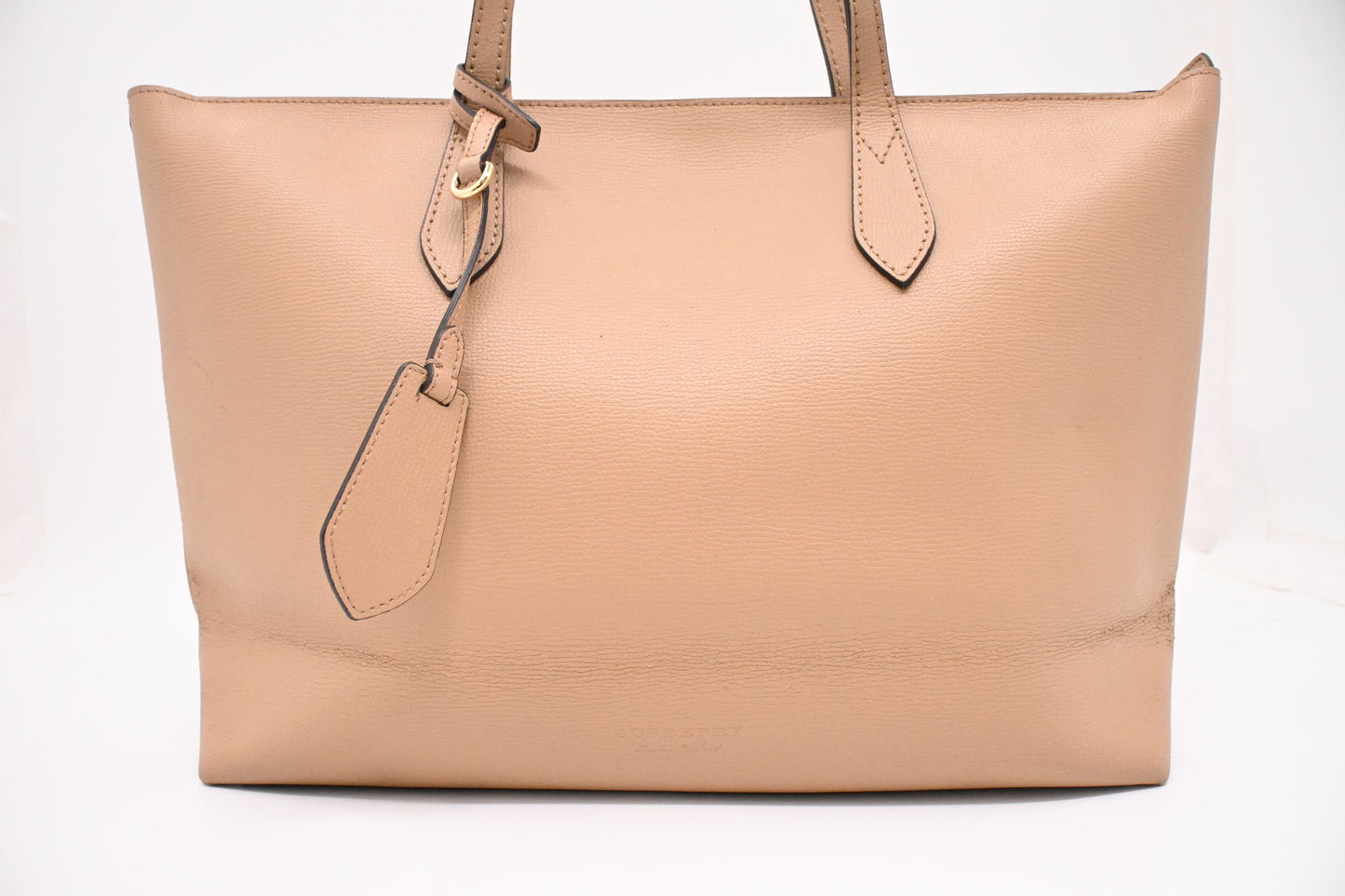Burberry Tote in Beige Leather