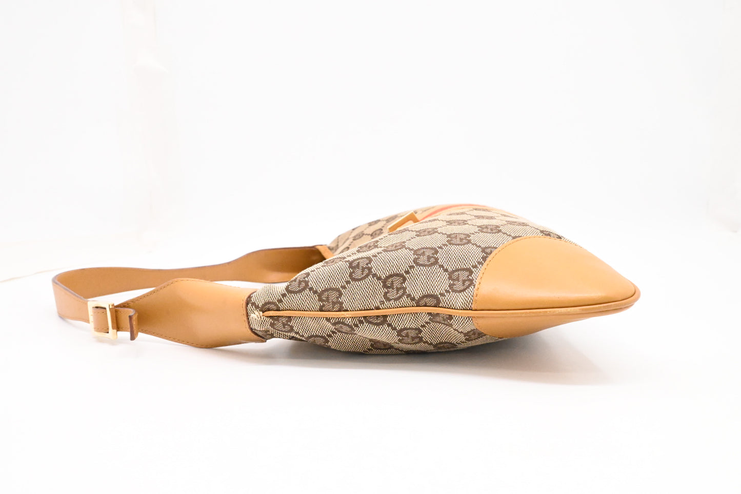 Gucci Jackie Shoulder Bag in Brown Canvas
