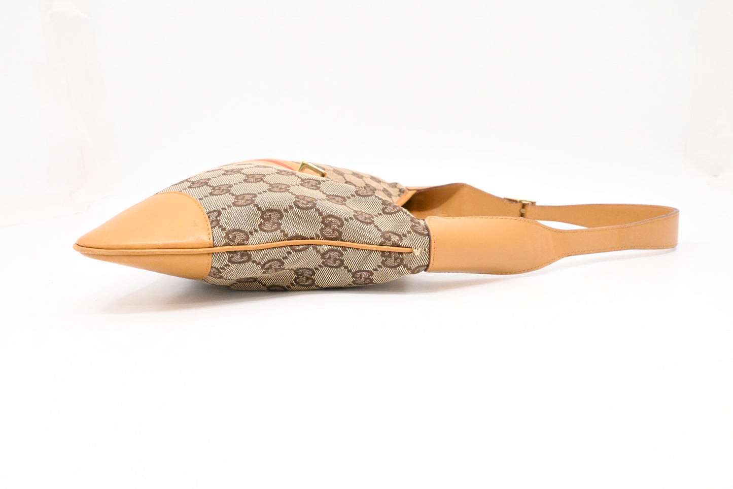 Gucci Jackie Shoulder Bag in Brown Canvas