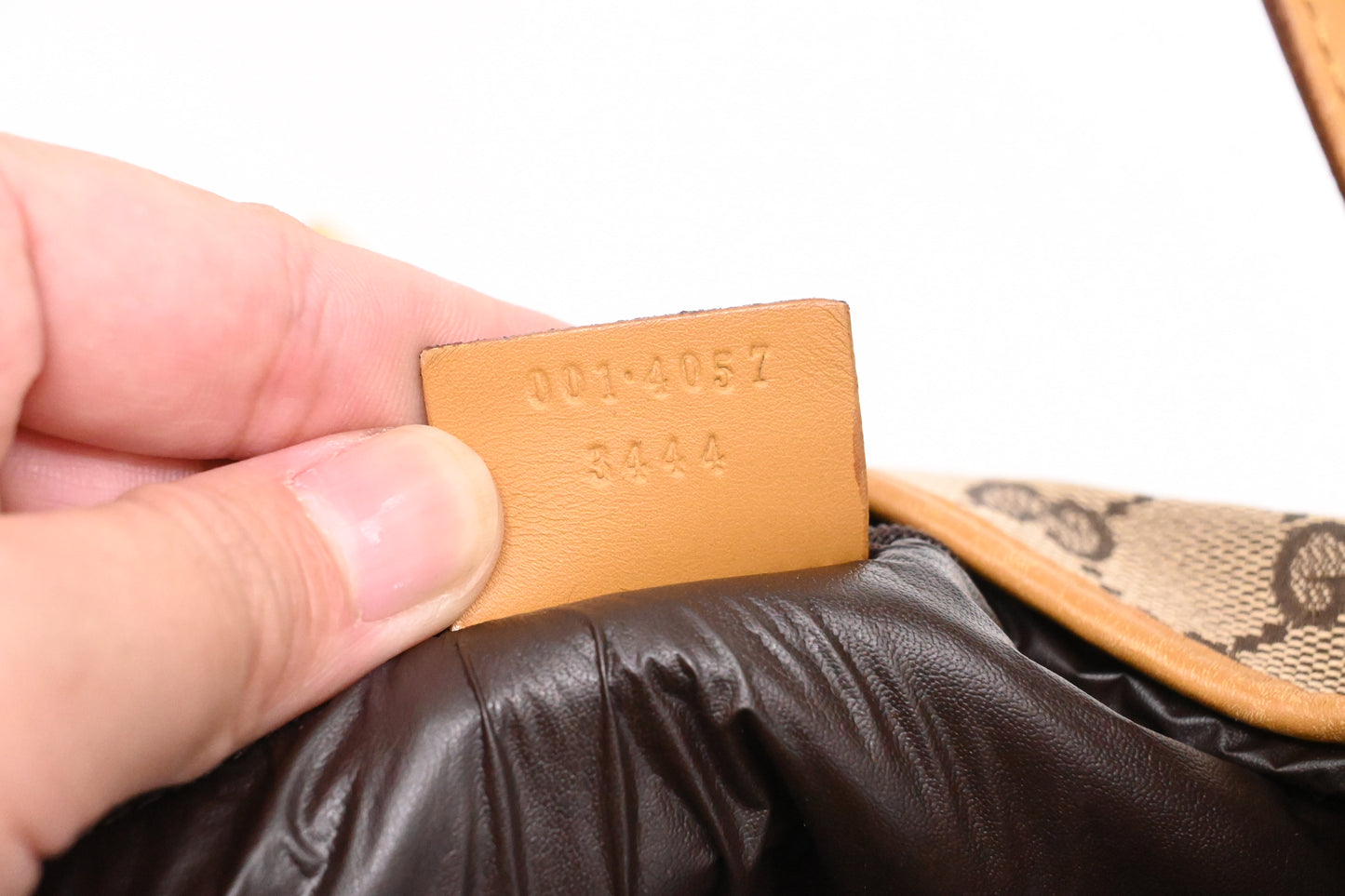 Gucci Jackie Shoulder Bag in Brown Canvas