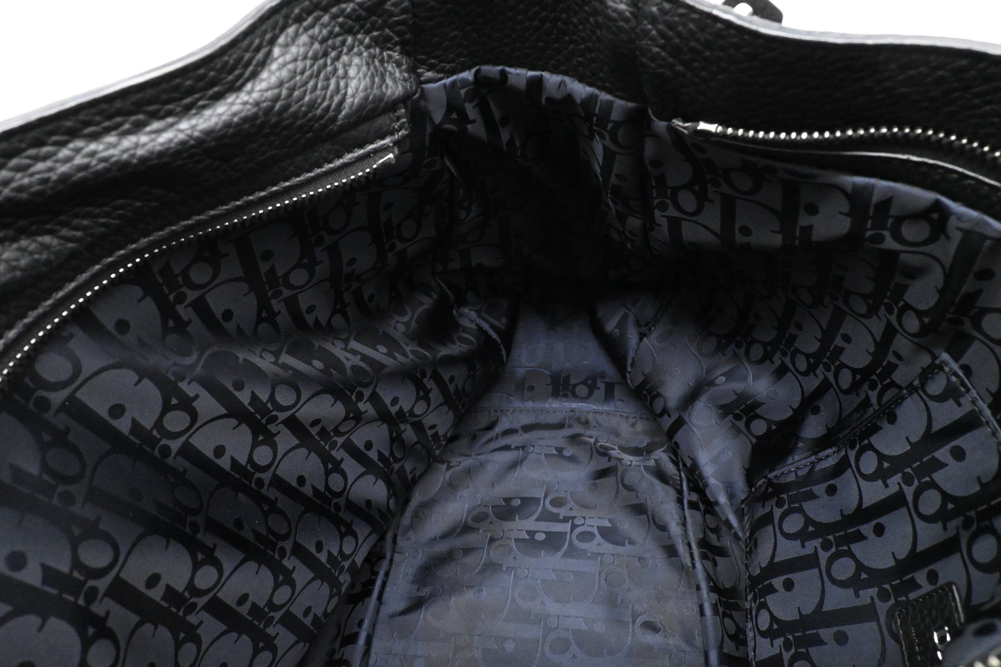 Dior Saddle Messenger Bag in Black Leather