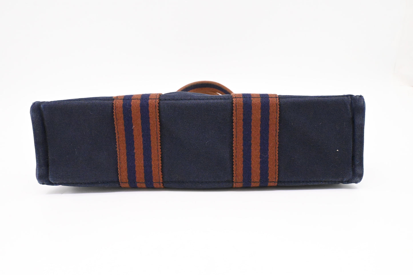 Hermes Fourre-Tout Tote in Navy Blue Canvas