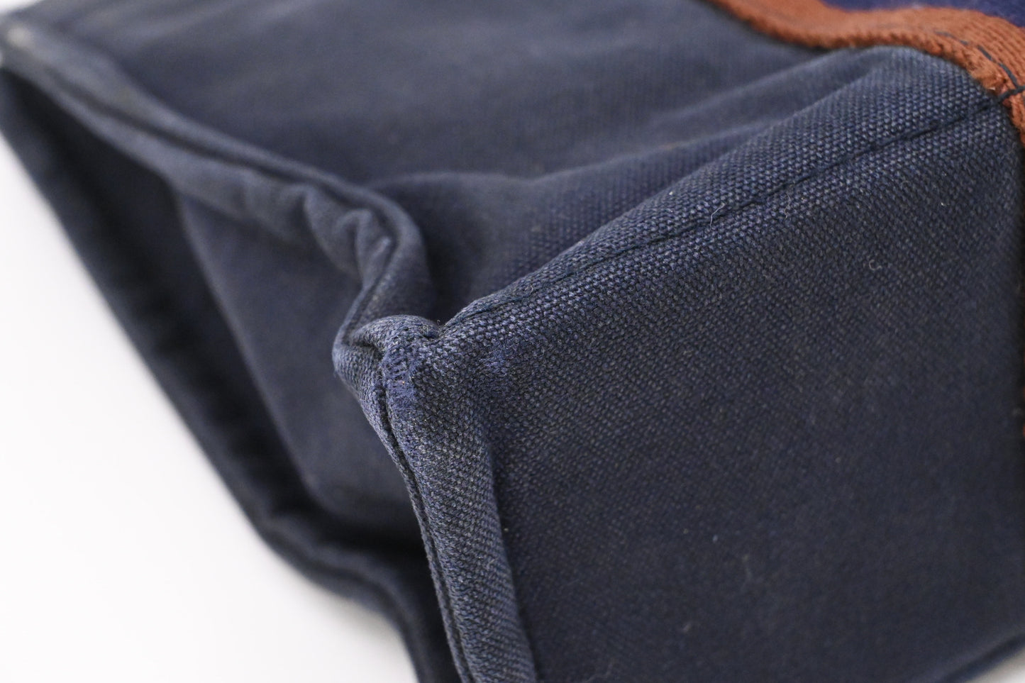 Hermes Fourre-Tout Tote in Navy Blue Canvas