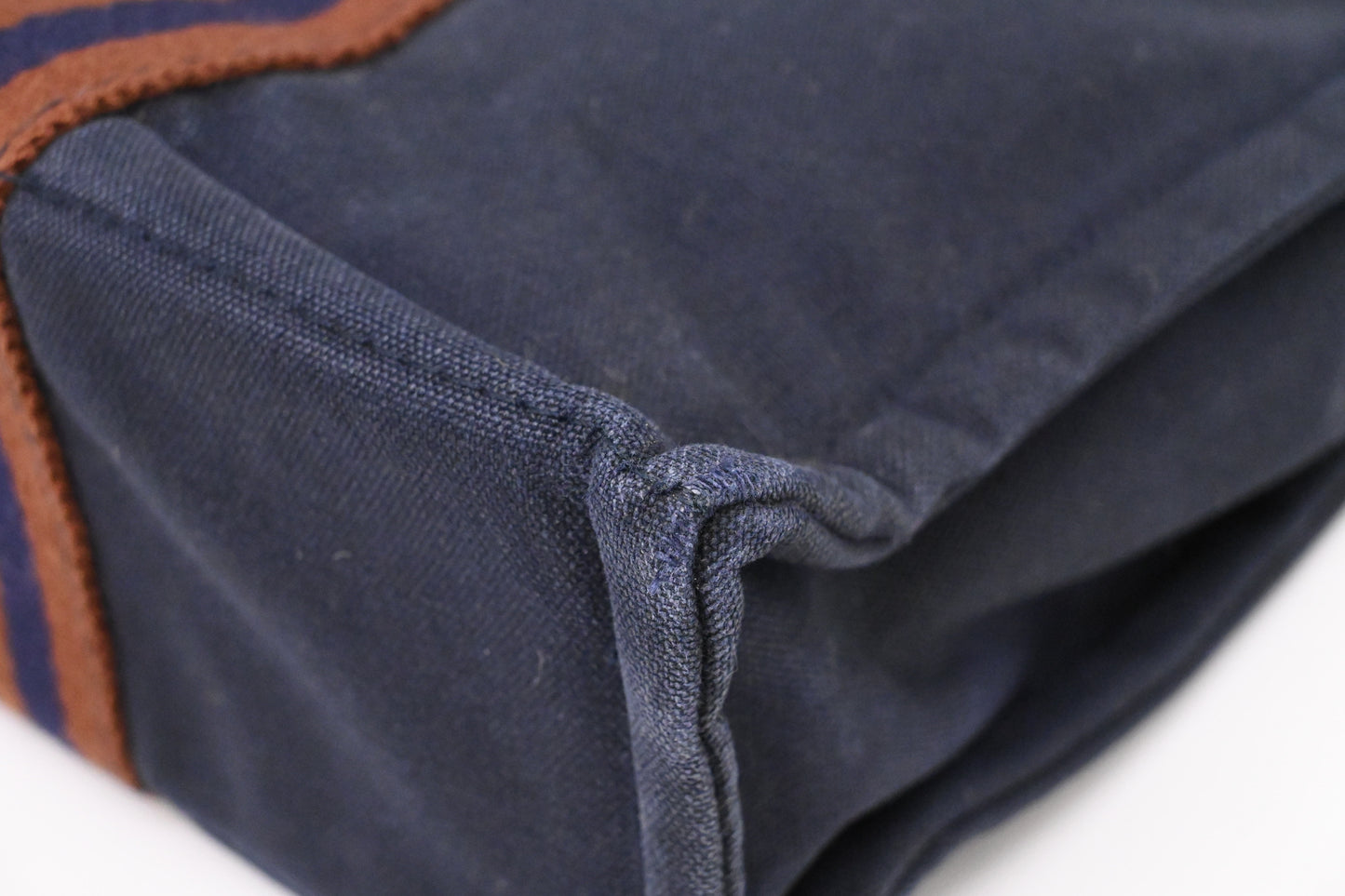 Hermes Fourre-Tout Tote in Navy Blue Canvas