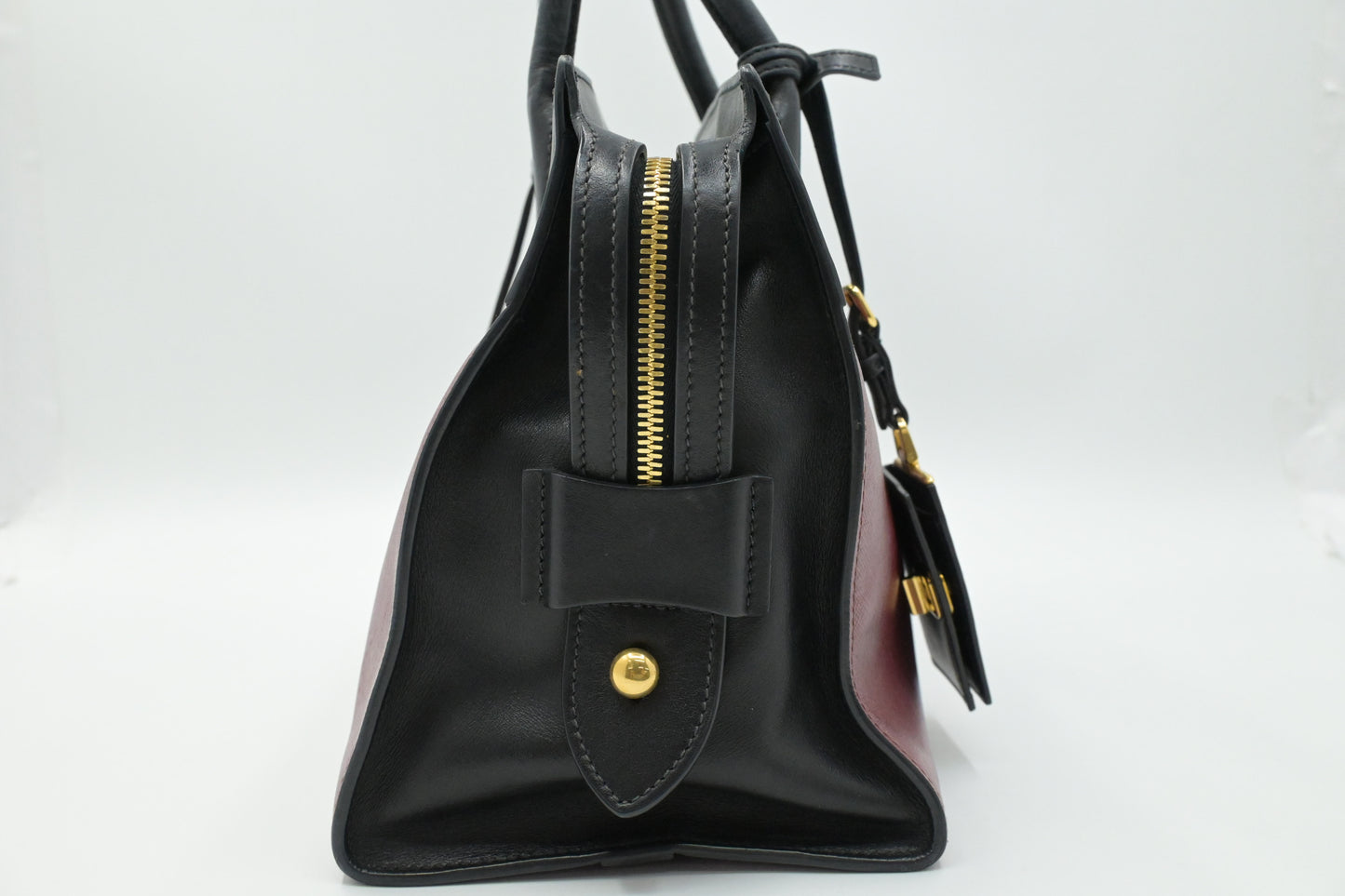 Prada Esplanade 2way Bag in Red and Black Leather