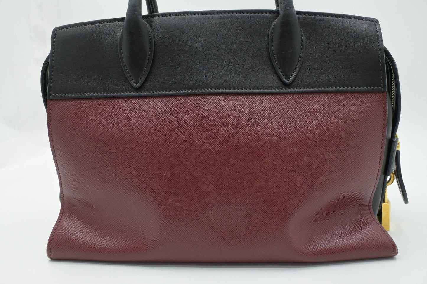 Prada Esplanade 2way Bag in Red and Black Leather