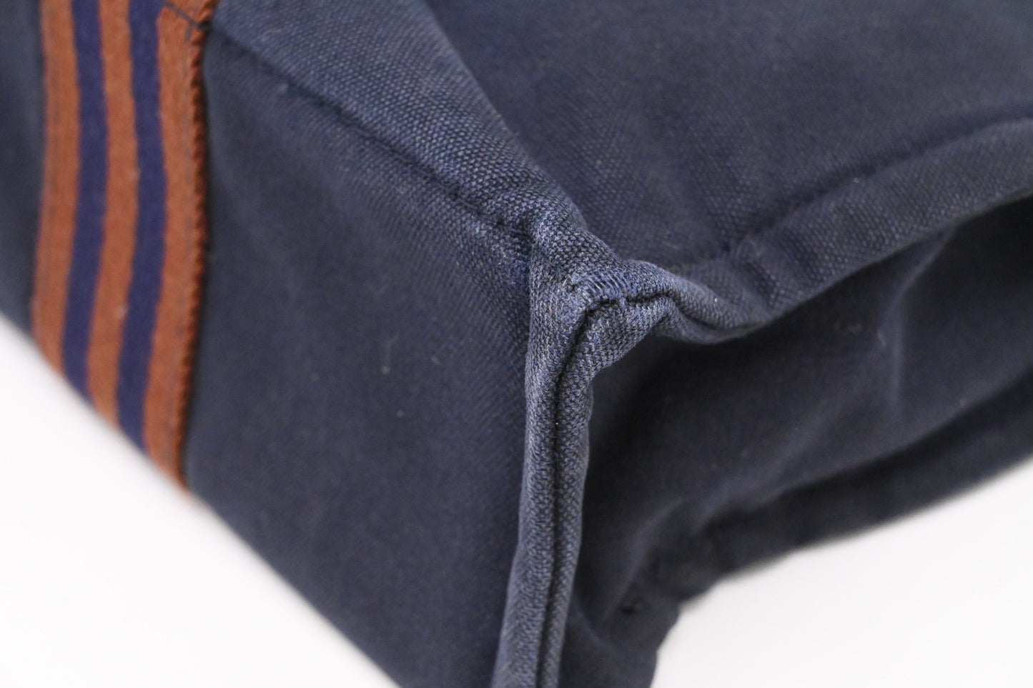 Hermes Fourre-Tout Tote in Navy Blue Canvas