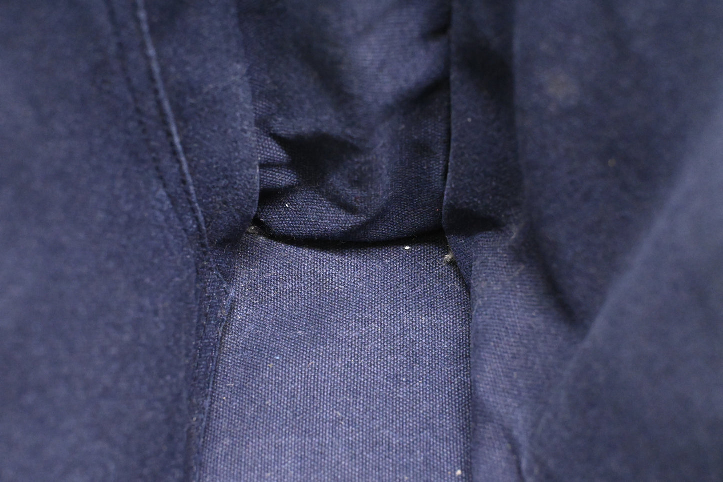 Hermes Fourre-Tout Tote in Navy Blue Canvas