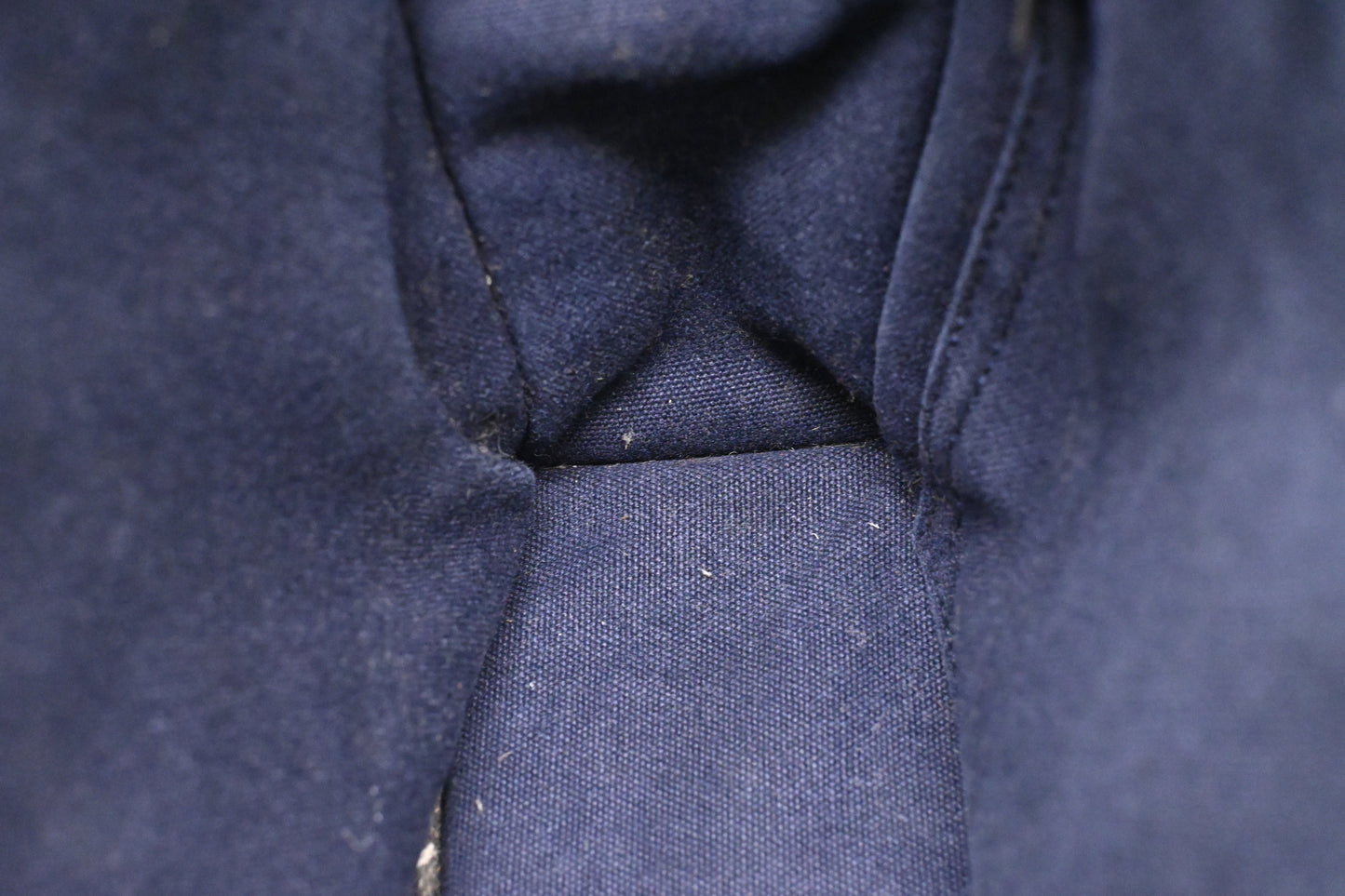 Hermes Fourre-Tout Tote in Navy Blue Canvas