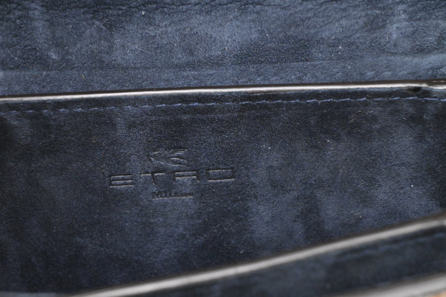 Etro Mini Essential Crossbody in Paisley Canvas