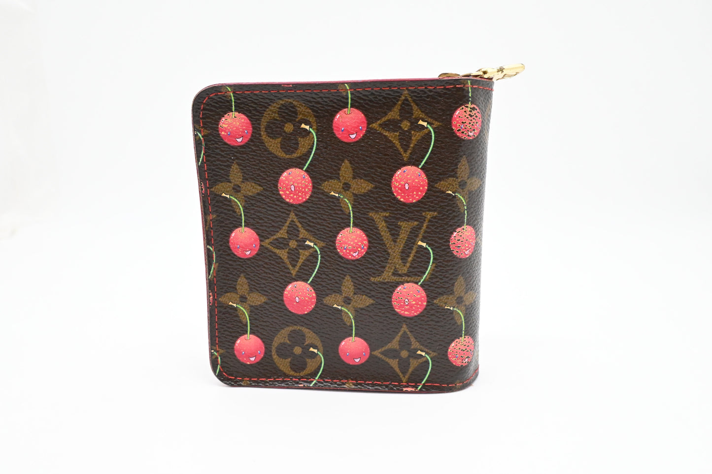 Louis Vuitton Zip Compact Wallet in Takashi Murakami Monogram Canvas