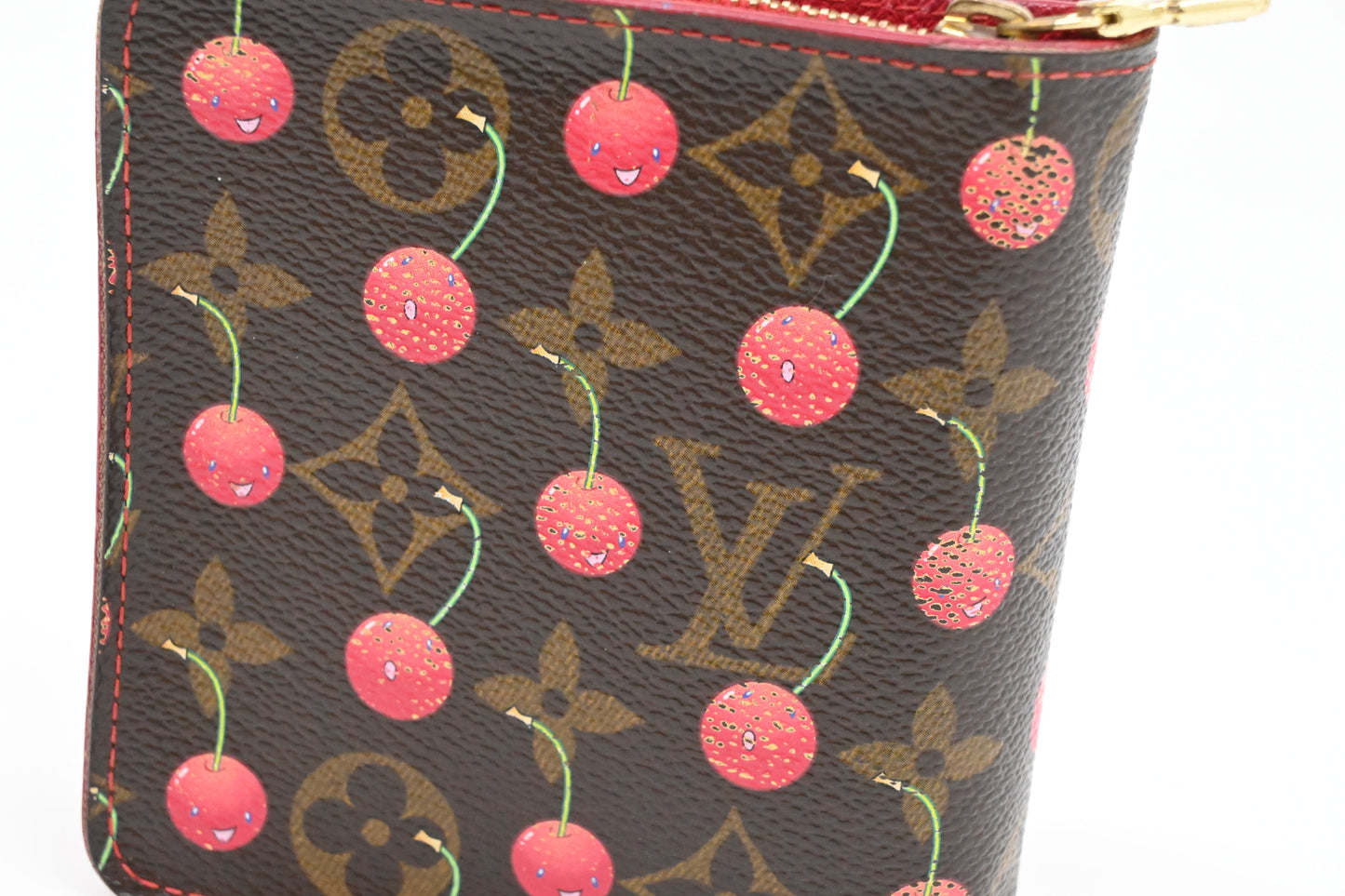 Louis Vuitton Zip Compact Wallet in Takashi Murakami Monogram Canvas