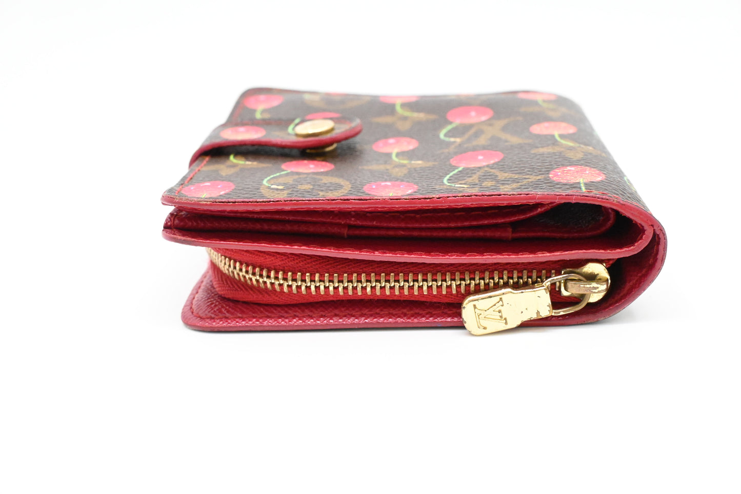 Louis Vuitton Zip Compact Wallet in Takashi Murakami Monogram Canvas