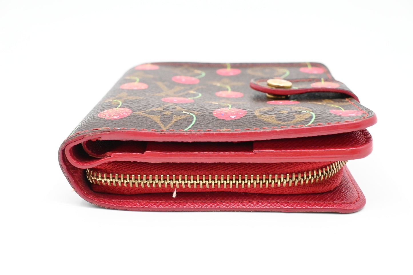 Louis Vuitton Zip Compact Wallet in Takashi Murakami Monogram Canvas