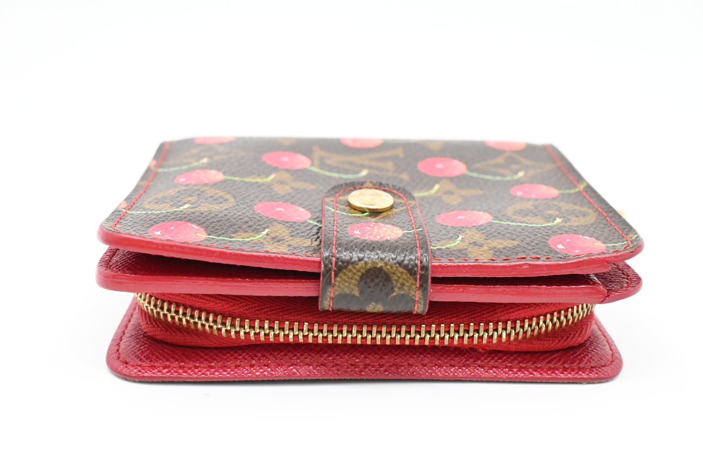 Louis Vuitton Zip Compact Wallet in Takashi Murakami Monogram Canvas